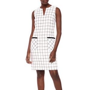 NWOT Karl Lagerfeld White and Black Tweed Dress